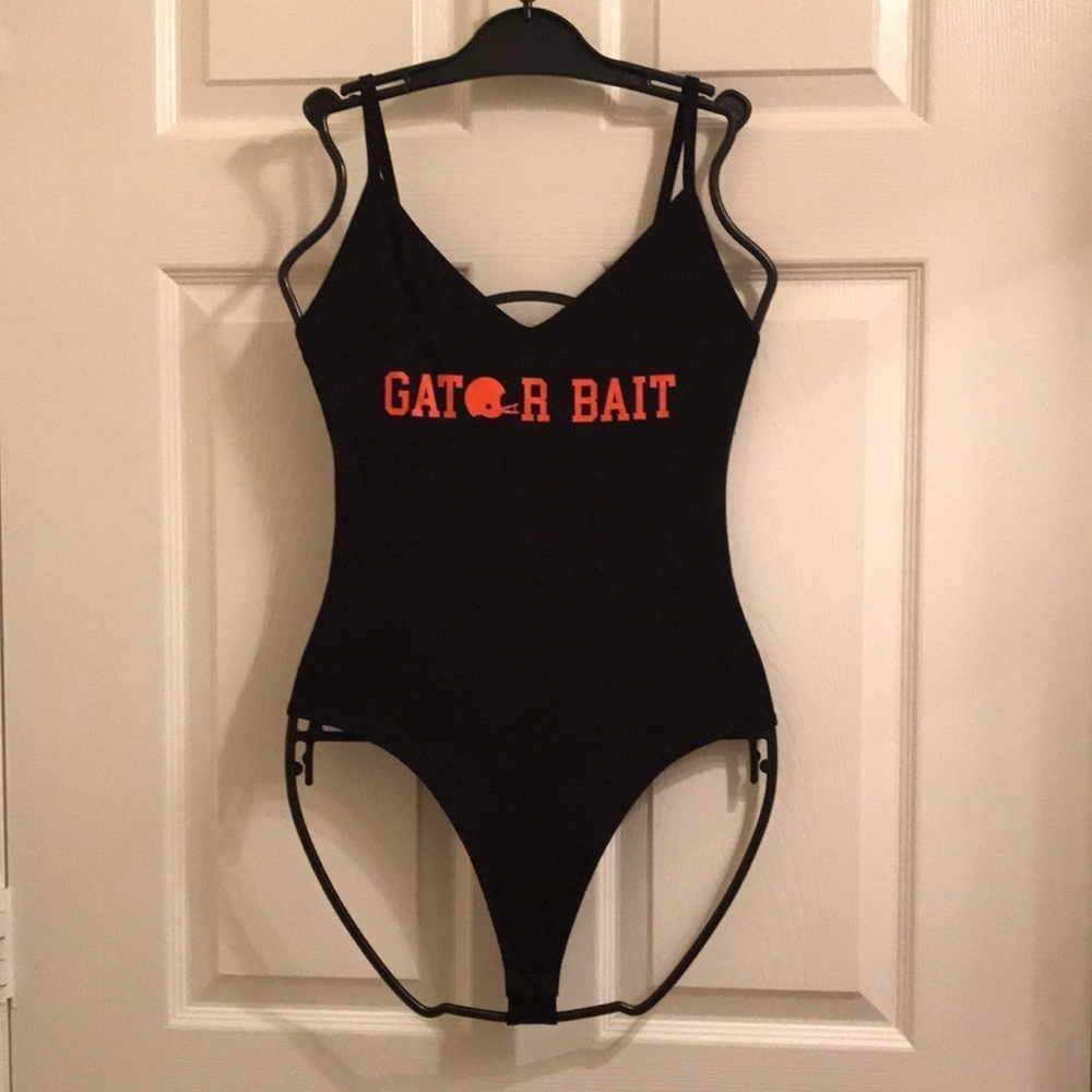 PINK Victoria's Secret Black Shapewear Bodysuit